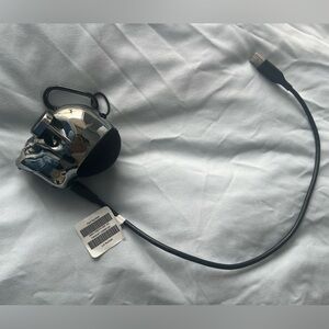 Silver Skull Mini Bluetooth Speaker with USB